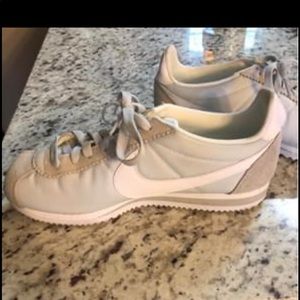 White and Gray Nike Cortez-10